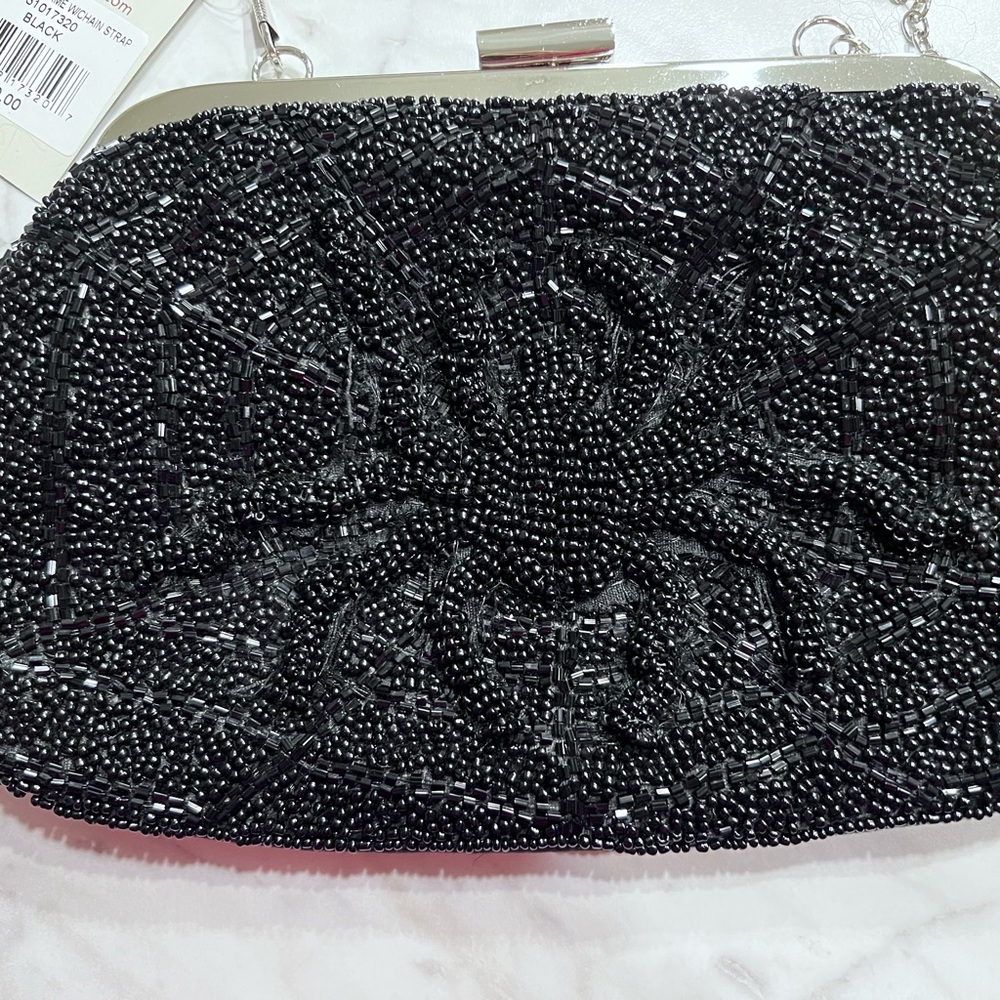 Lulu Spider Web Beaded Purse